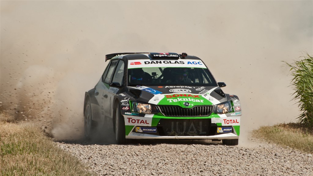Ib Kragh og Ditte Kammersgaard ligger inden 6. og sidste afdeling på en aktuel 2. plads i Autoplus Dansk Superrally
(Foto: ralllypics.dk – Viggo Johansen)